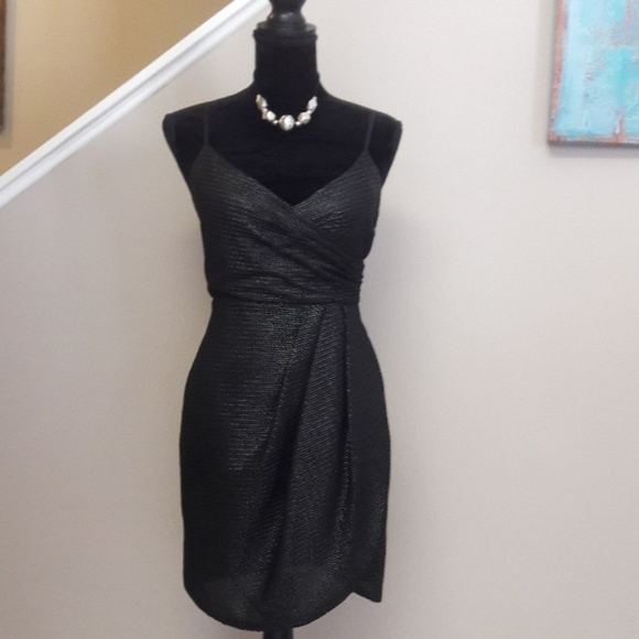 Silence + Noise/ Black/Shimmer /Dress - Picture 4 of 8